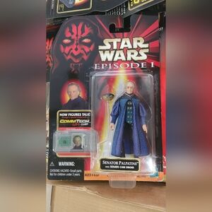 Star Wars Episode I Senator Palpatine Figure - Blue and Black